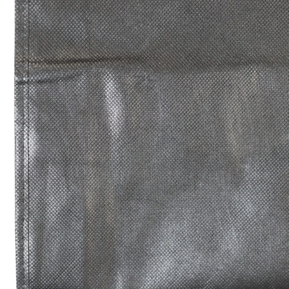 Salvatore Ferragamo Garment Bag Black Logo Travel Suit Cover Storage 23x62